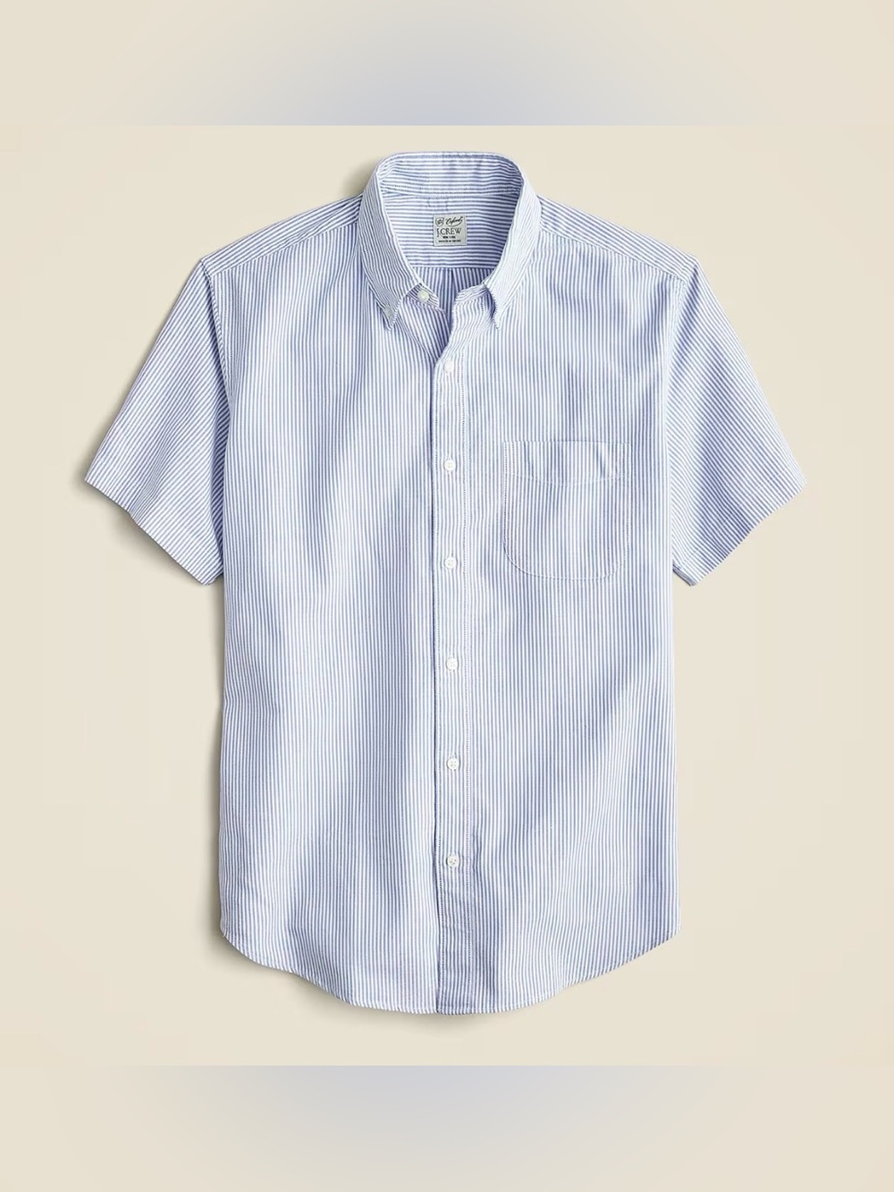 J Crew Men’s Short Sleeve Oxford Shirt